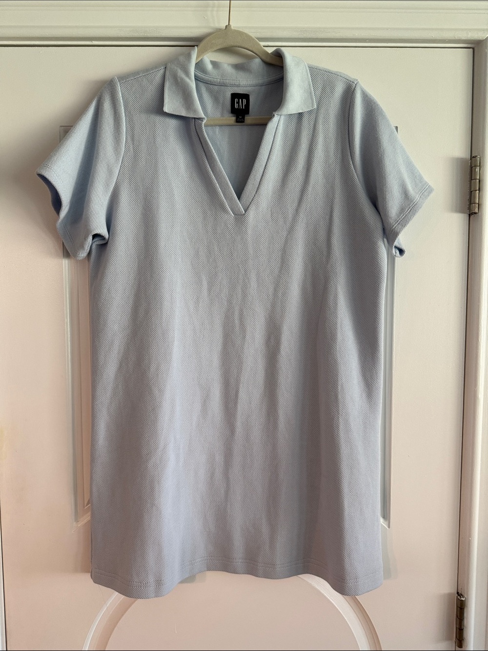 Premium Cotton V Neck Polo Dress from GAP EUC